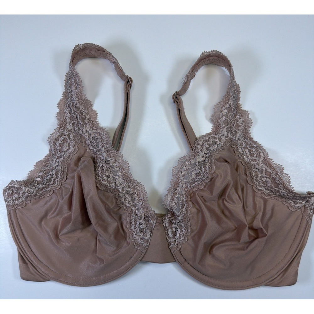 Wacoal 855301 Softly Styled Seamless Underwire Bra Tan Nude Size 32DD EUC